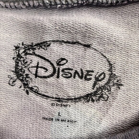 Disney Beauty and the Beast Shirt Womens Large Stained Glass Pullover Rose Top - Picture 3 of 12